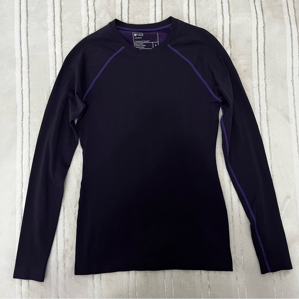 Figs Seamless Underscrub Purple Jam